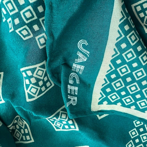 Vintage jaeger scarf blue - Picture 4 of 5